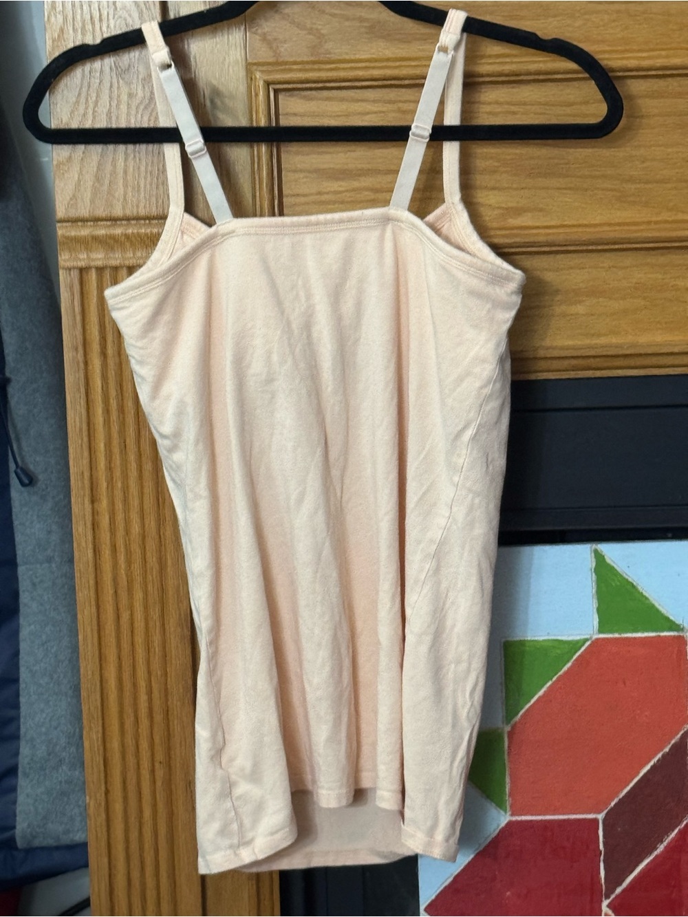 Duluth Trading Co Light Peach Slim-adjustable Strap Cami tank top - Picture 3 of 3